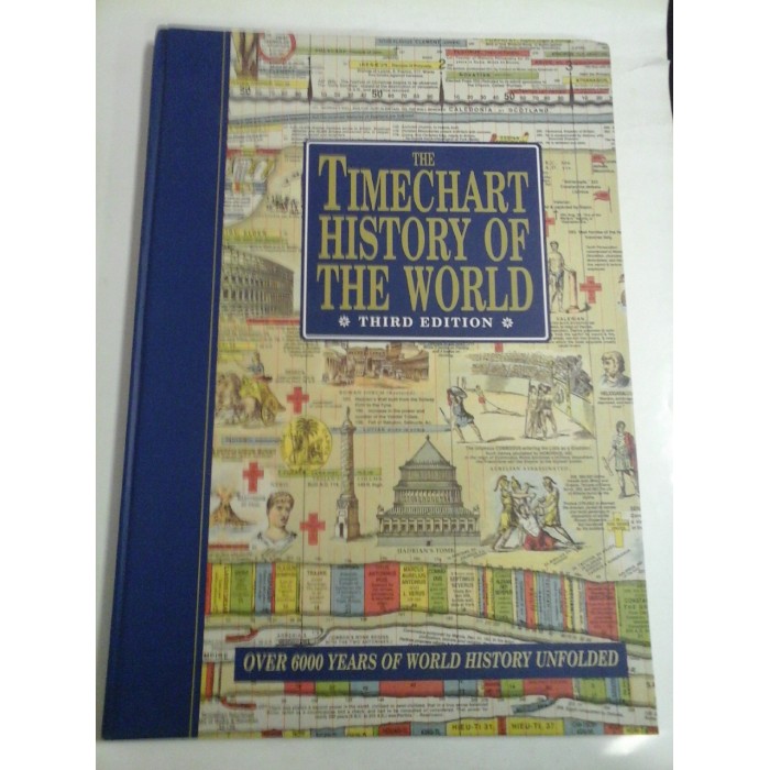   THE  TIMECHART  HISTORY  OF  THE  WORLD  third edition - Over 6000 years of world history unfolded  - 